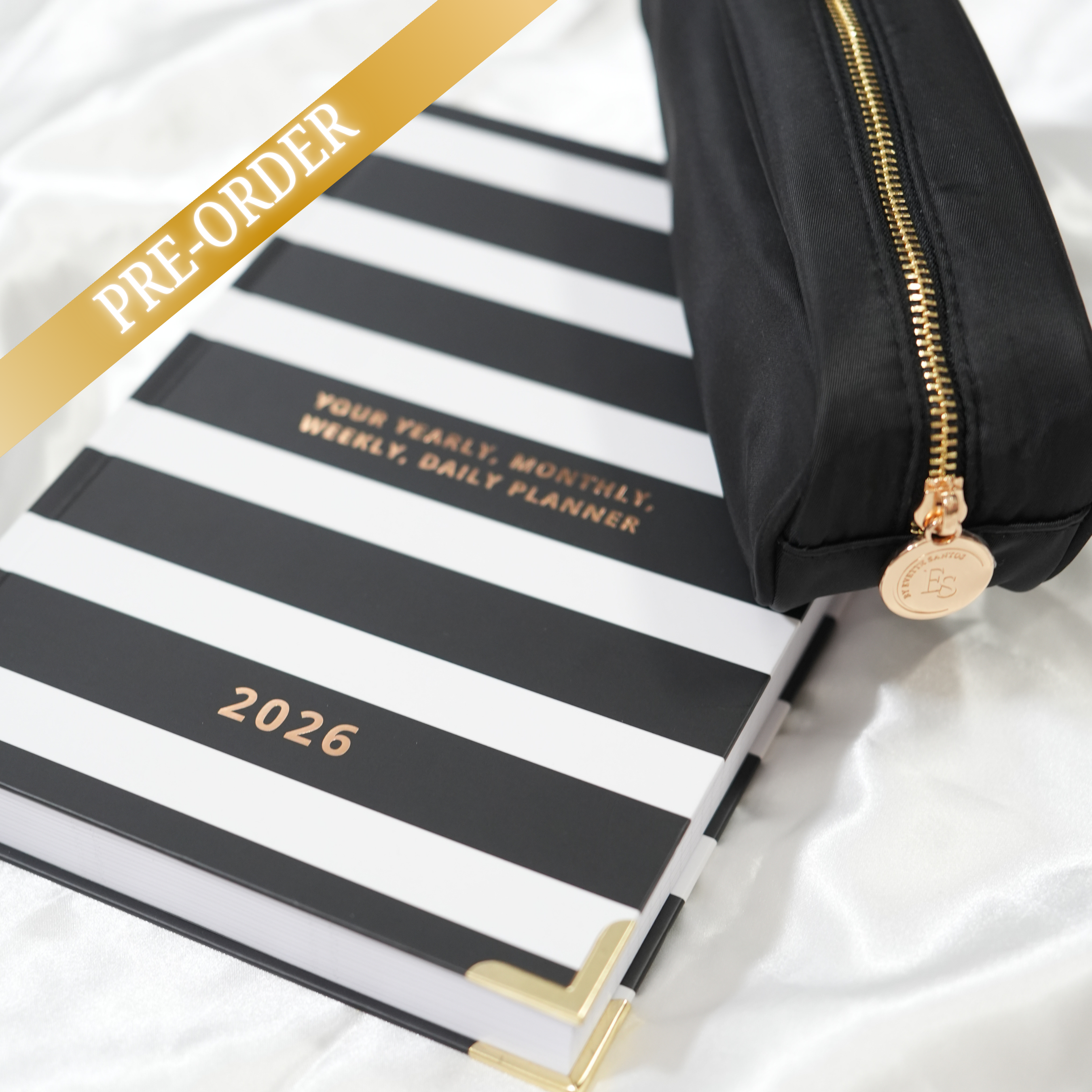 Spiral Daily Planner & Pouch Bundle