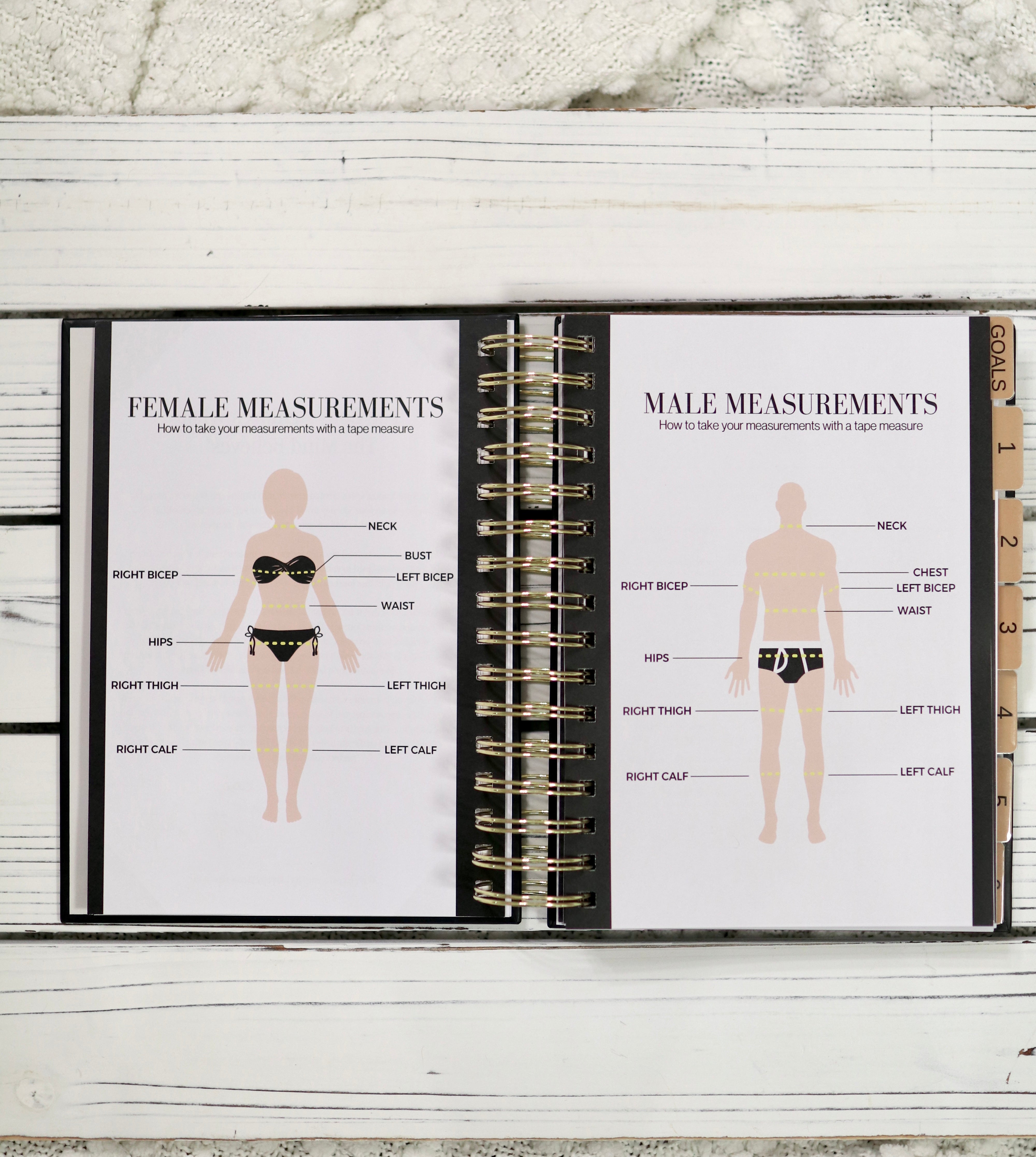 Fitness and Wellness Journal - 6 Months