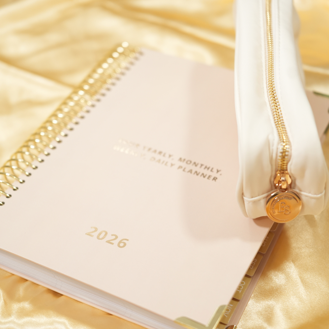 Spiral Daily Planner & Pouch Bundle