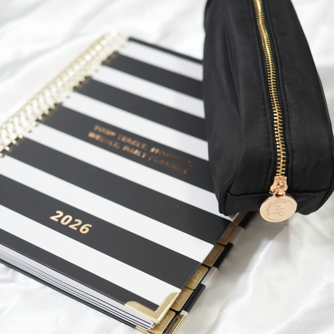 Spiral Daily Planner & Pouch Bundle