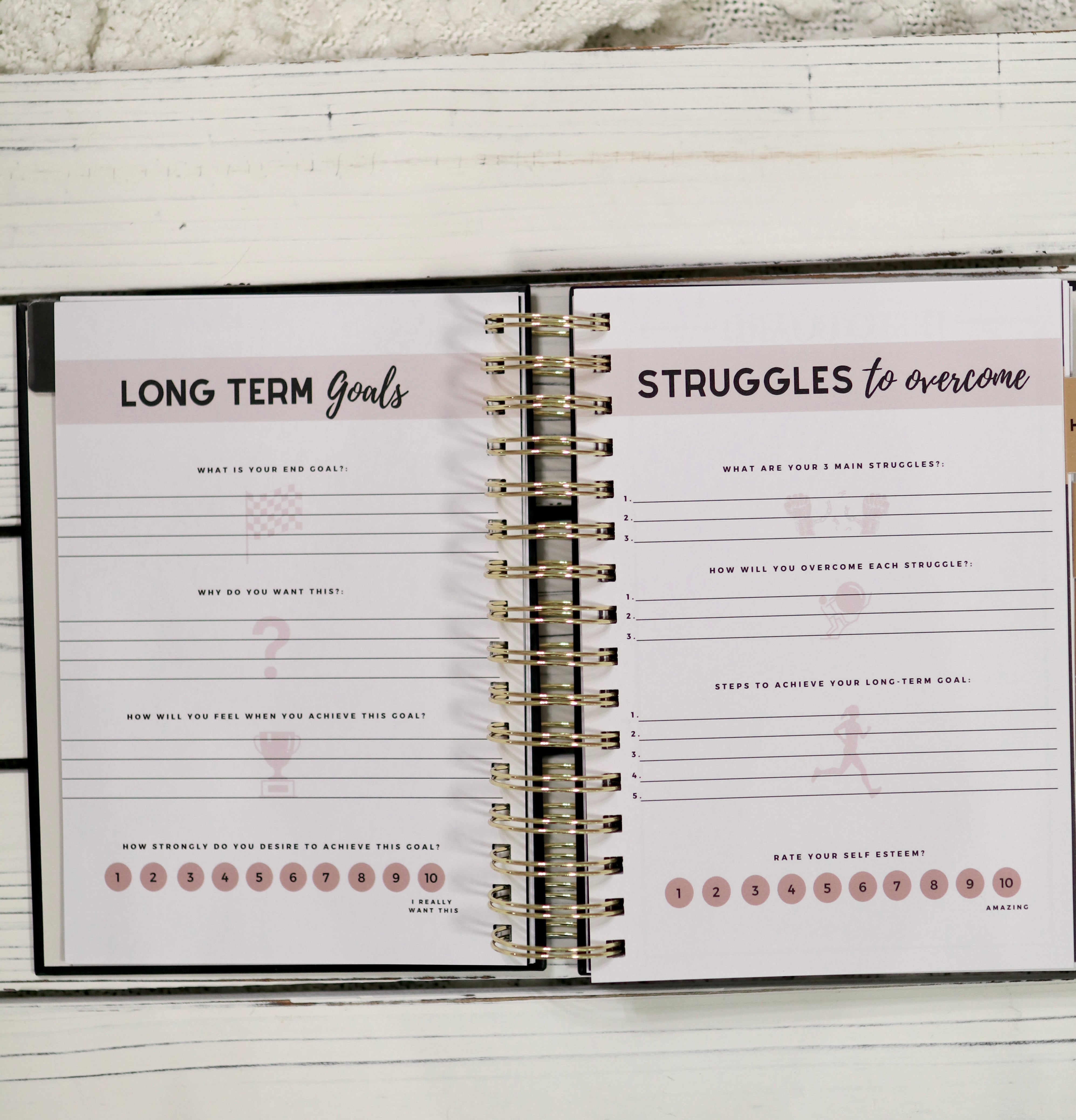 Fitness and Wellness Journal - 6 Months